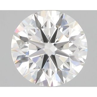 0.9 Carat Round H VVS2 EX GIA Natural Diamond