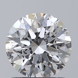 1.0 Carat Round D SI2 EX GIA Natural Diamond