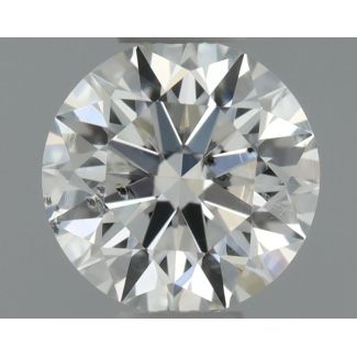 0.31 Carat Round G SI2 EX VG GIA Natural Diamond