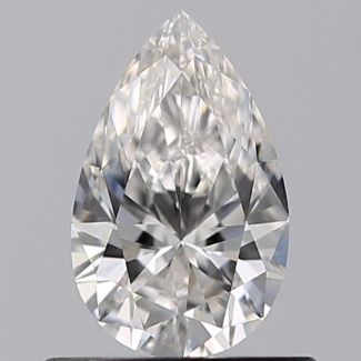 0.51 Carat Pear F VVS2 - EX GD GIA Natural Diamond