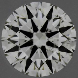 0.35 Carat Round I SI1 EX GIA Natural Diamond