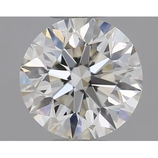 0.5 Carat Round H VS2 EX IGI Natural Diamond