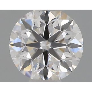 0.3 Carat Round D VS2 EX IGI Natural Diamond