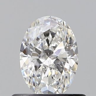 0.5 Carat Oval F VVS1 - EX VG GIA Natural Diamond