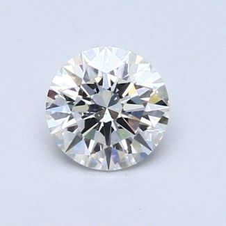 0.56 Carat Round G SI1 EX GIA Natural Diamond