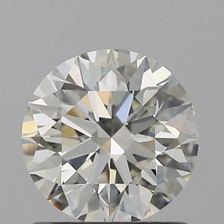 0.9 Carat Round H VVS1 EX IGI Natural Diamond