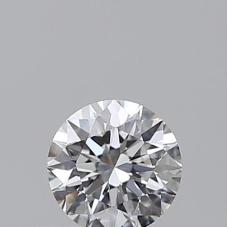 0.30 Carat Round D VVS2 EX GIA Natural Diamond