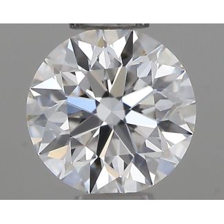 0.34 Carat Round E VVS1 EX GIA Natural Diamond