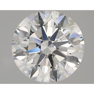 2.01 Carat Round F SI2 EX GIA Natural Diamond