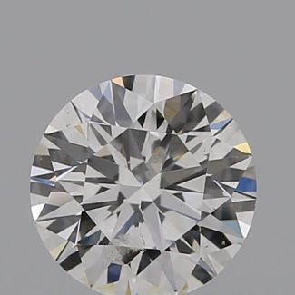 0.34 Carat Round F I1 EX GIA Natural Diamond