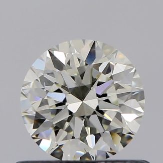 0.52 Carat Round K VVS1 VG GIA Natural Diamond