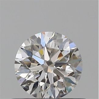 0.45 Carat Round H VS2 EX GIA Natural Diamond