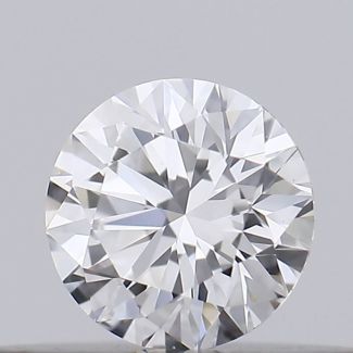 0.2 Carat Round D VVS2 EX GIA Natural Diamond