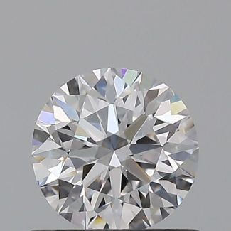 0.6 Carat Round D VVS1 EX GIA Natural Diamond