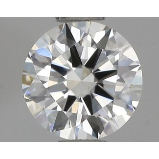 0.64 Carat Round H VS1 EX IGI Natural Diamond