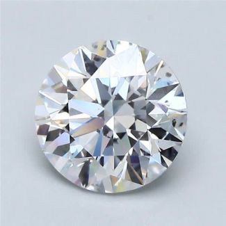 1.51 Carat Round D SI1 EX GIA Natural Diamond