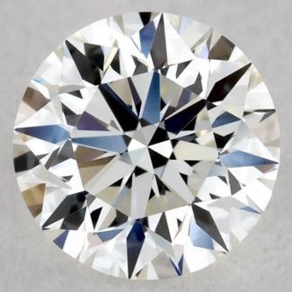 0.32 Carat Round I VVS1 EX GIA Natural Diamond