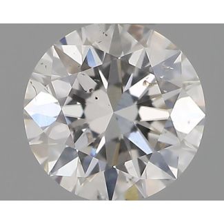 0.31 Carat Round F SI2 EX GIA Natural Diamond