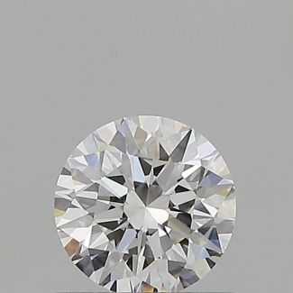 0.55 Carat Round E VVS1 EX GIA Natural Diamond