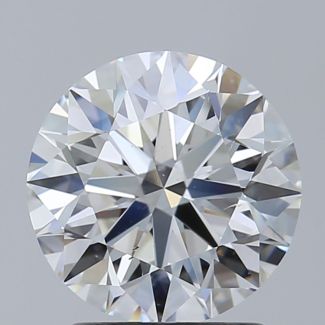 1.8 Carat Round H VS2 EX GIA Natural Diamond