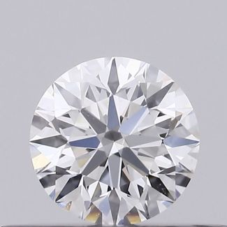 0.28 Carat Round D VVS2 EX GIA Natural Diamond