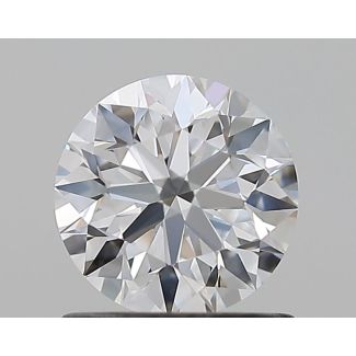 0.9 Carat Round D VS1 EX GIA Natural Diamond