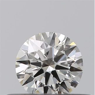 0.28 Carat Round H VVS1 EX GIA Natural Diamond