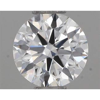 0.40 Carat Round F VVS1 EX GIA Natural Diamond