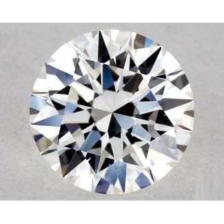 0.4 Carat Round H VVS1 EX GIA Natural Diamond