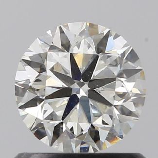 0.81 Carat Round J SI1 VG EX GIA Natural Diamond