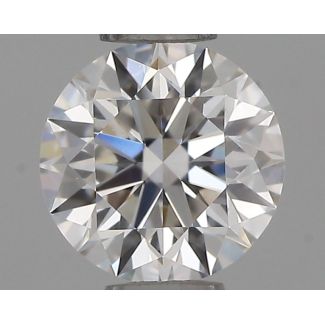 0.41 Carat Round G VVS2 EX GIA Natural Diamond