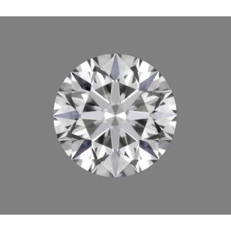 0.37 Carat Round E VVS1 EX GIA Natural Diamond