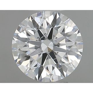 0.43 Carat Round E SI1 EX GIA Natural Diamond