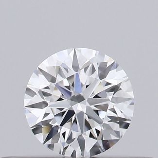 0.24 Carat Round D VVS1 EX GIA Natural Diamond