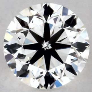 0.29 Carat Round H VVS2 VG EX GIA Natural Diamond