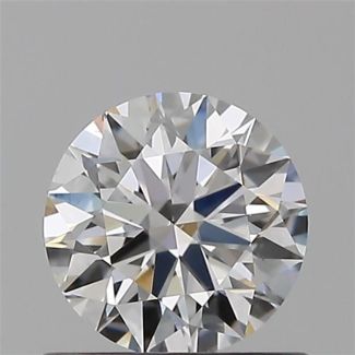 0.60 Carat Round D VS2 EX GIA Natural Diamond