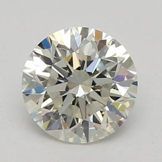 0.40 Carat Round J VS2 VG EX GIA Natural Diamond