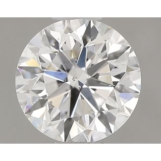 0.62 Carat Round D SI1 VG EX GIA Natural Diamond