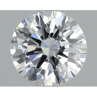 0.56 Carat Round E VVS1 EX GIA Natural Diamond