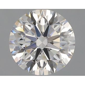 1.55 Carat Round D VVS2 EX GIA Natural Diamond