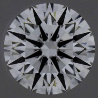 0.34 Carat Round F VS1 EX GIA Natural Diamond