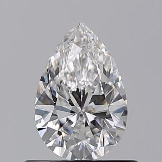 0.52 Carat Pear E VVS1 - VG GIA Natural Diamond