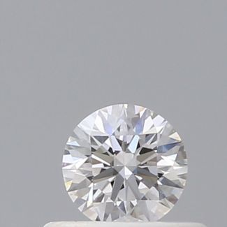 0.32 Carat Round D VVS2 EX GIA Natural Diamond