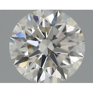 0.55 Carat Round H VS1 EX IGI Natural Diamond