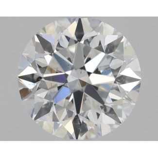 0.8 Carat Round E SI1 VG EX GIA Natural Diamond