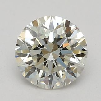 0.40 Carat Round J VVS2 VG EX GIA Natural Diamond