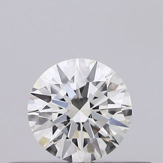 0.23 Carat Round H SI1 EX GIA Natural Diamond