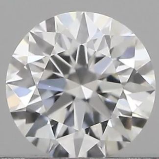 0.22 Carat Round D VVS1 EX GIA Natural Diamond