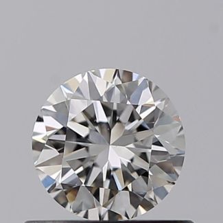 0.50 Carat Round H VS1 VG EX GIA Natural Diamond