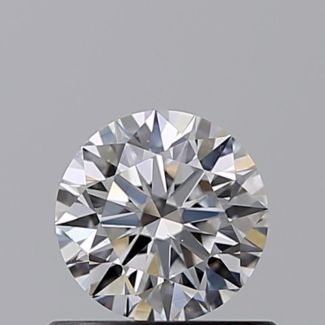 0.53 Carat Round D VS1 EX GIA Natural Diamond